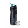 Спортивная бутылка-шейкер (SM 28oz) 820 мл Blender Bottle Черно-голубой 000156371