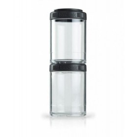 Контейнер спортивний BlenderBottle GoStak 2 Pak Black