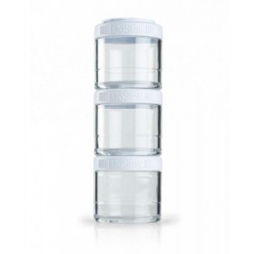 Контейнер спортивний BlenderBottle GoStak 3 Pak White