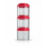 Контейнер спортивний BlenderBottle GoStak 3 Pak Red