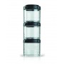 Контейнер спортивний BlenderBottle GoStak 3 Pak Black