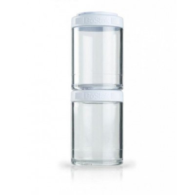 Контейнер спортивний BlenderBottle GoStak 2 Pak White