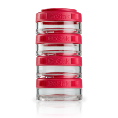 Контейнер спортивний BlenderBottle GoStak 4*40ml Red