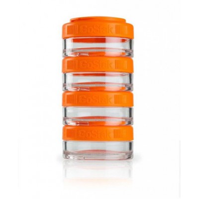 Контейнер спортивний BlenderBottle GoStak 4*40ml Orange (ORIGINAL)