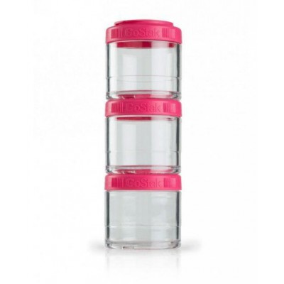 Контейнер спортивный BlenderBottle GoStak 3 Pak 300мл Pink (original)