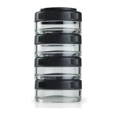 Контейнер спортивний BlenderBottle GoStak 4*40ml Black (ORIGINAL) (VZ55GS 4*40ml Black)