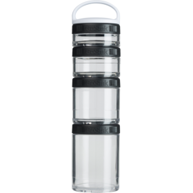 Контейнер спортивний BlenderBottle GoStak Starter 4 Pak Black (ORIGINAL)