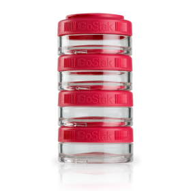 Контейнер спортивний BlenderBottle GoStak 4*40ml Red (ORIGINAL)