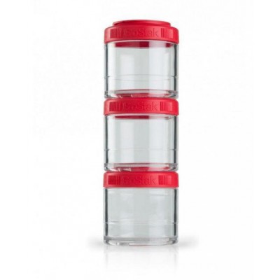 Контейнер спортивний BlenderBottle GoStak 3 Pak Red, Original - 145328