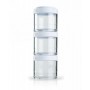 Контейнер спортивний BlenderBottle GoStak 3 Pak White, Original - 145330