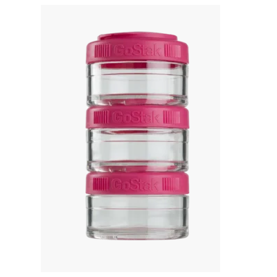 Контейнер спортивный BlenderBottle GoStak 3*60 Pink (ORIGINAL)