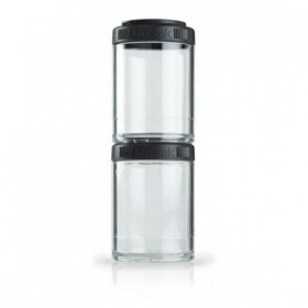 Контейнер спортивний BlenderBottle GoStak 2 Pak Black, Original (144987)