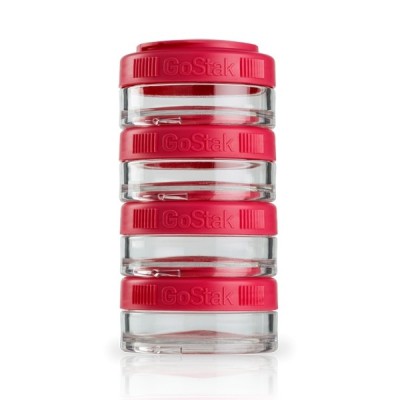 Контейнер спортивний BlenderBottle GoStak 4*40ml Red, ORIGINAL R145190