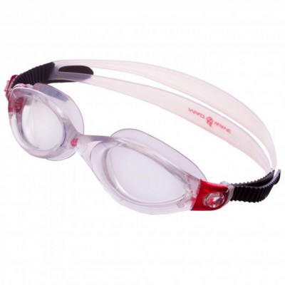 Окуляри для плавання MadWave CLEAR VISION M043106 Матеріал: Силікон, полікарбонат Колір: Червоний