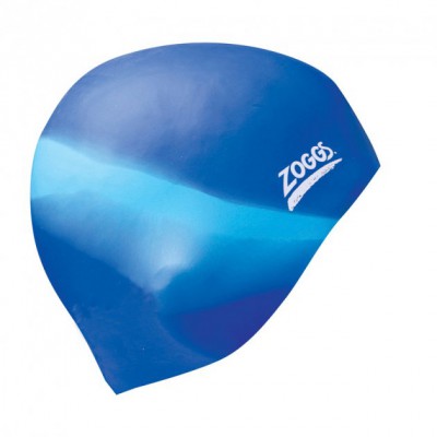 Шапочка для плавання Zoggs Silicone Cap Multi Colour універсальний Blue/L. Blue (305603)