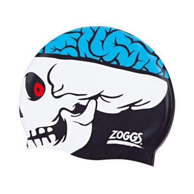 Шапочка для плавання Zoggs Junior Character Silicone універсальний Skull (302732)