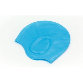 Шапочка для плавання Swim c об'ємними вушками для довгого волосся Blue