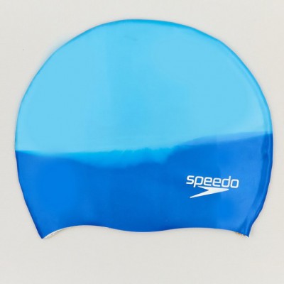 Шапочка для плавання SPEEDO MULTI COLOUR (силікон, синій)