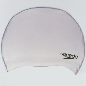 Шапочка для плавання SPEEDO PLAIN MOULDED (силікон, срібний)