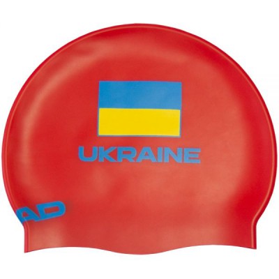 Шапочка для басейну Head Silicone Flat Ukr (червоний) (455493.RD)