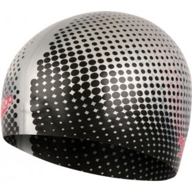 Шапочка для плавання Speedo Rev Moud Silc Cap Au Silver/Black (8-09337D668) (5053744485621)