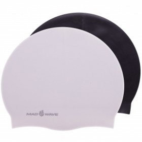Шапочка для плавання MadWave REVERSE CHAMPION M055001 силикон black/white