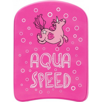 Дошка для плавання Aqua Speed Kiddie Kickboard Unicorn 31 x 23 x 2.4 cм 6896 Рожева (186-unicorn)