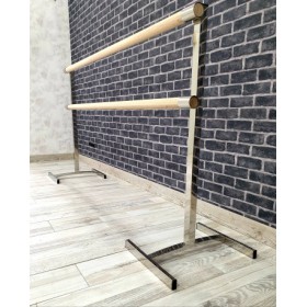 Балетний станок переносний посиленний опори нержавіюча сталь 2000мм