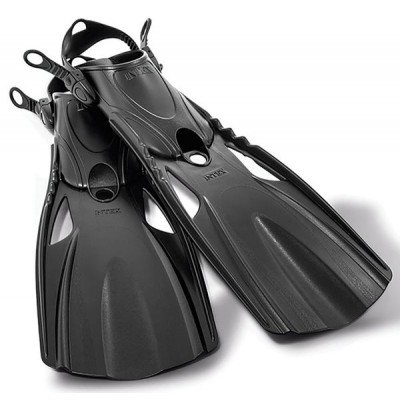 Ласти для плавання Intex 55634 Medium Super Sport Fins (38-40) Чорні