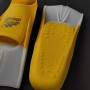 Ласти для плавання в басейні короткі гумові з закритою п'ятою CONQUEST Жовтий (CQ3032) XS (33-35)