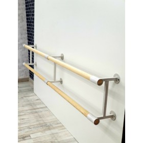 Станок балетний стіновий стандарт 2 білий 2000мм