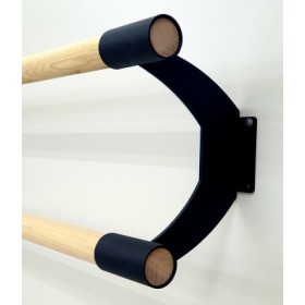 Станок балетний настіний люкс чорний оксамит 1500 мм