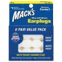 Беруші з гнучкого силікону Mack's Pillow Soft White 6 пар (12162)