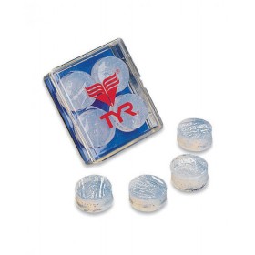 Беруші TYR Soft Silicone Ear Plugs, Білий, Clear