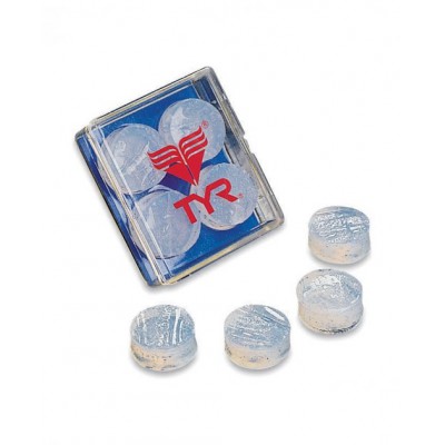 Беруші TYR Soft Silicone Ear Plugs, Білий, Clear