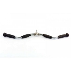 Ручка для тяги на трицепс, біцепс W-подібна Record TA-5147 Чорна (MR02371)