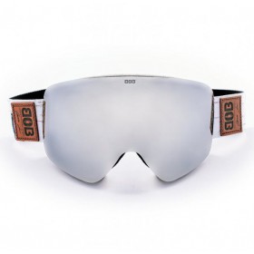 Маска гірськолижна BOB Earth by Janne Lipsanen S3 White/Grey Mirror