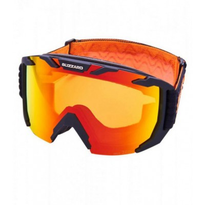 Маска гірськолижна Blizzard 925 MDAZWO Uni black matt, 2 orange, red REVO SONAR (925520)