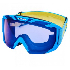 Маска гірськолижна Blizzard 925 MDAZO Uni neon blue matt, 2 smoke, blue mirror (925210)
