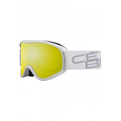 Маска гірськолижна Cebe Razor M S1 White/Yellow Flash Mirror