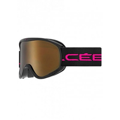 Маска гірськолижна Cebe Striker M S3 Black Pink/Dark Rose Flash Gold