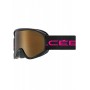 Маска гірськолижна Cebe Striker M S3 Black Pink/Dark Rose Flash Gold