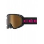 Маска гірськолижна Cebe Striker M S3 Black Pink/Dark Rose Flash Gold CBG155-T
