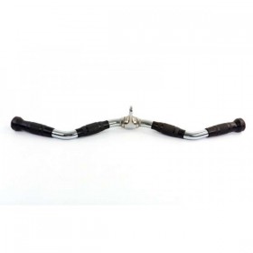 Ручка для тяги на трицепс, біцепс W-подібна c обертовим підвісом з PU накладкою Record