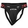 Черепашка CCM Pro Jock Strap SR доросла, Strap, чорний/червоний, JOCK-STRAP