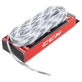 Шнурки CCM Proline Waxed White 304 см, 304 см, білий, PROWAX-Wh-304