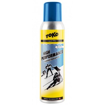 Рідкий віск для лиж і сноубордів Токо, High Performance Liquid Paraffin blue 125ml