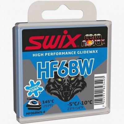 Высокофтористый парафін Swix, HF6BWX Black W, 40g