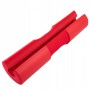 Накладка (бампер) на гриф Springos Barbell Red Pad, код: FA0206