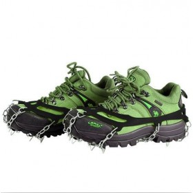 Льодоступи для взуття ланцюга Чорні 8 зубів